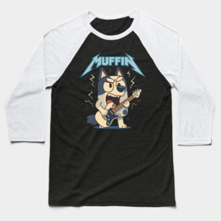 MUFFIN PLAYING GUITAR Baseball T-Shirt