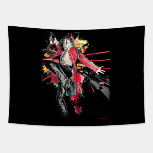 Shinsuke Nakamura Martial Arts Pose Tapestry