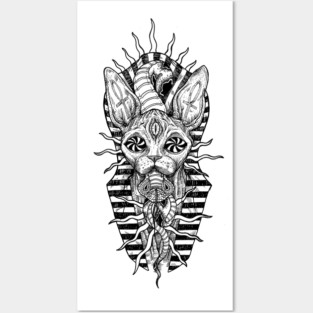 Sphynx Cat Posters and Art