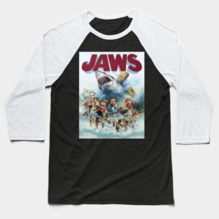 Jaws Movie Baseball T-Shirt