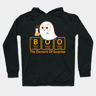 Boo Element of Surprise – Cute Chemistry Halloween Ghost Hoodie