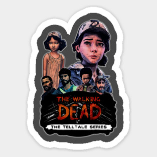 Telltale the walking dead game - Lee and Clem Sticker