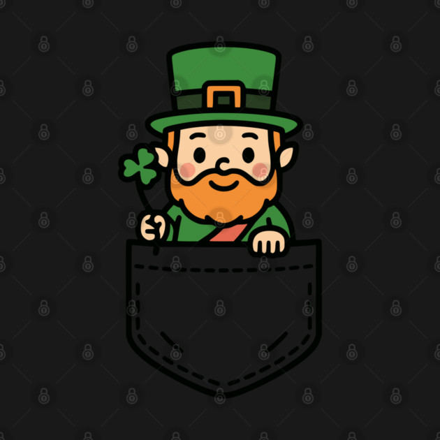 Funny Leprechaun Pocket Pal Cute Irish St. Patrick’s Day by Yesteeyear