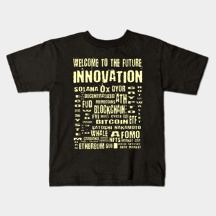 Web 3 crypto Innovation Technology Kids T-Shirt