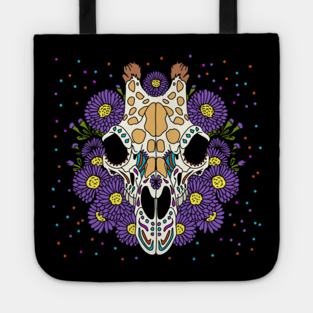 September's Aster & Giraffe Skull Tote by H. R. Sinclair