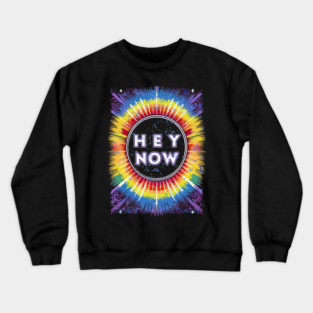 Hey Now Deadhead tie dye Rainbow Crewneck Sweatshirt