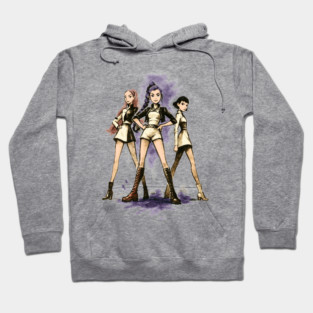 the three kpop hunters sumi e Hoodie