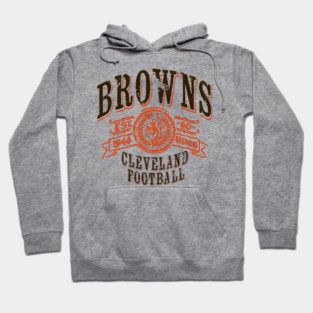 Browns Vintage Football Hoodie