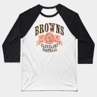 Browns Vintage Football Baseball T-Shirt