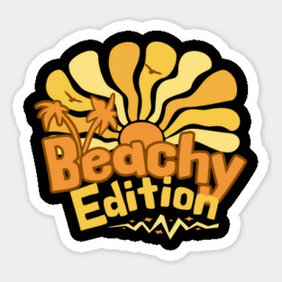 Beachy Edition Summer Themed Design Magnet