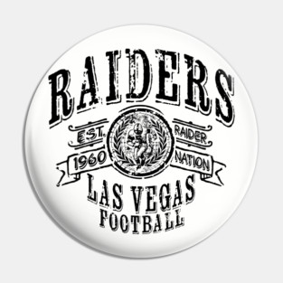 Raiders Vintage Football Pin