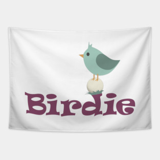 Golf Birdie Tapestry