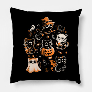 Spooky Kittens Pillow