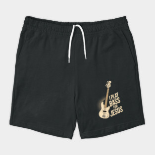 I Play Bass For Jesus, Bass Guitar and Christian Bassist Shorts