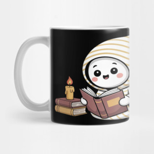 Occult Cat Candlelight Reading Mug