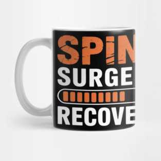 Spine Surgery Art  Bionic Spine Surgery Mug