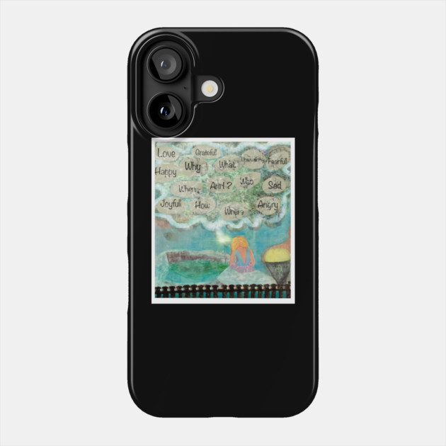 Words Phone Case by Kristonya Art