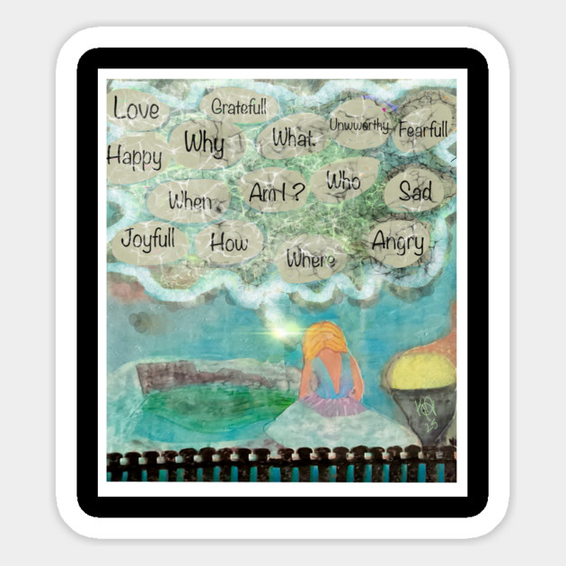 Words Magnet by Kristonya Art