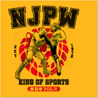 NJPW design Posters and Art