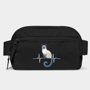 Siamese Cat Heartbeat Bag