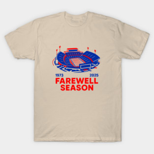 Buffalo Football Farewell Season 1973 2025 T-Shirt