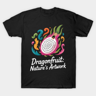 Nature’S Artwork Dragonfruit Pitaya Exotic Fruit Aesthetic T-Shirt