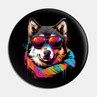 Husky Dog Pin