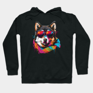 Husky Dog Hoodie