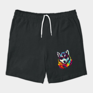 Husky Dog Shorts