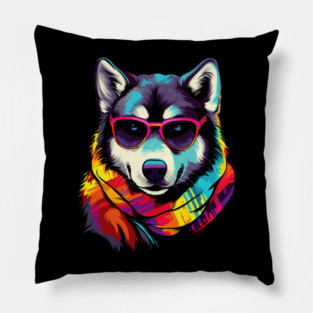 Husky Dog Pillow