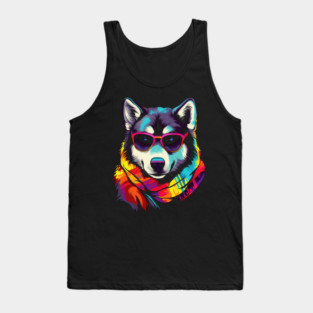 Husky Dog Tank Top