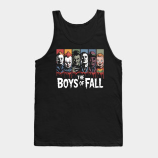 The Boys of Fall Horror Movie Icons Halloween Tank Top