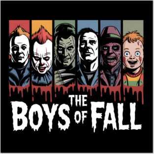 The Boys of Fall Horror Movie Icons Halloween Posters and Art