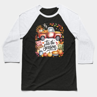 Tis the Season Fall Football Baseball T-Shirt