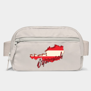Austria map, Austria flag Bag