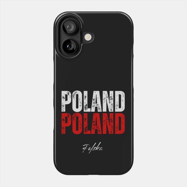 Poland flag, polish flag Phone Case by eka123