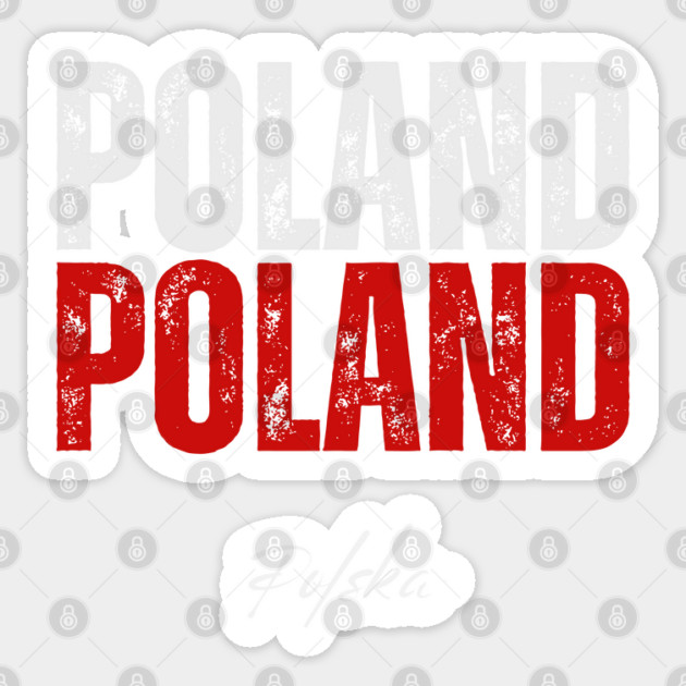Poland flag, polish flag Sticker by eka123