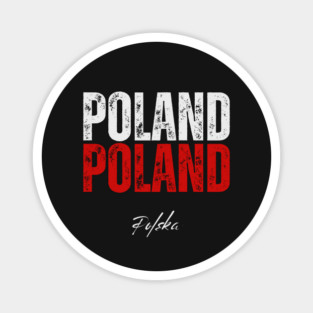Poland flag, polish flag Magnet