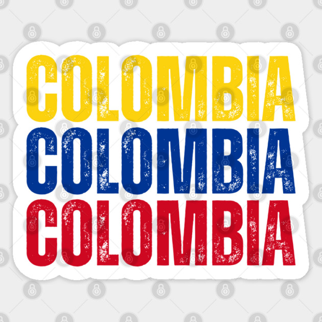 Colombia flag, colombian flag Sticker by eka123