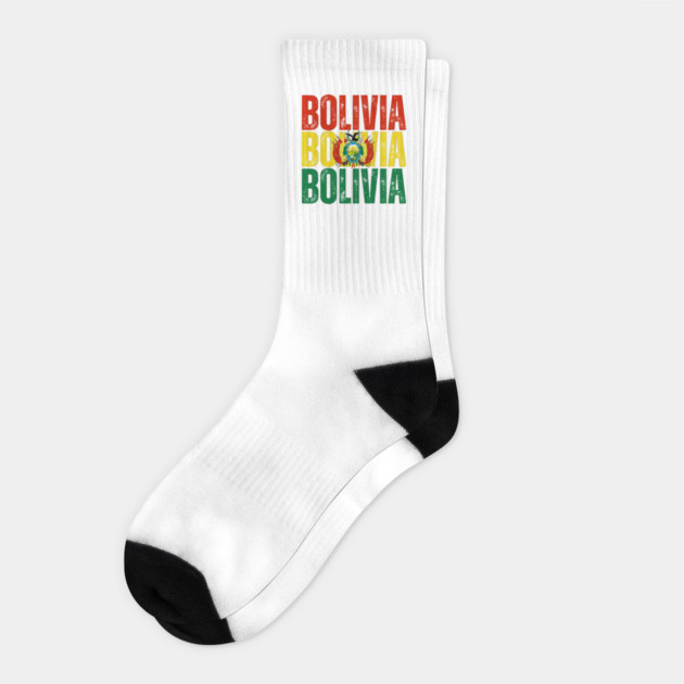 Bolivia flag, bolivian flag Socks by eka123