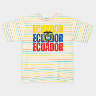 Ecuador flag, ecuadorian flag Kids T-Shirt