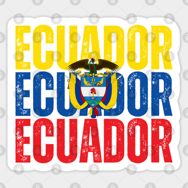 Ecuador flag, ecuadorian flag Sticker by eka123