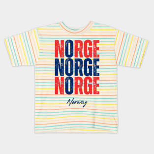 Norway flag, norwegian flag Kids T-Shirt