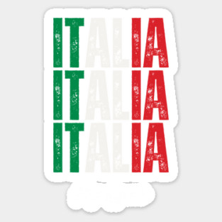 Italy flag, italian flag Sticker