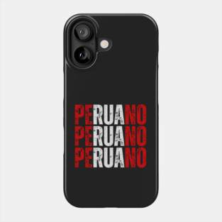 Peru flag, peruvian flag Phone Case