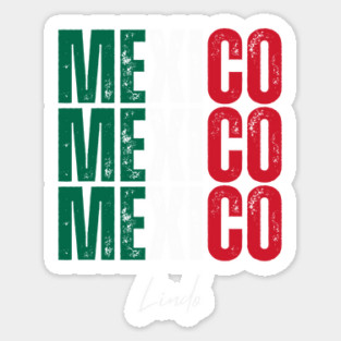 Mexico flag, mexican flag Sticker