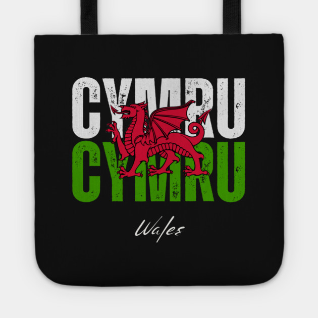 Wales flag, Welsh flag Tote by eka123