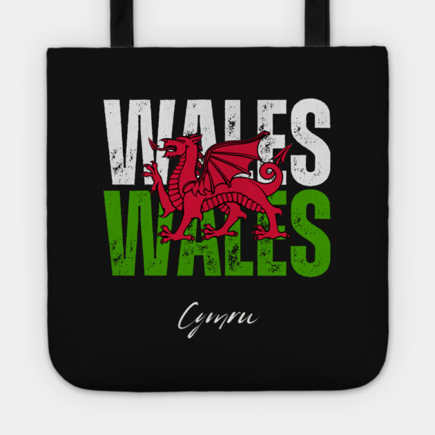 Wales flag, Welsh flag Tote by eka123