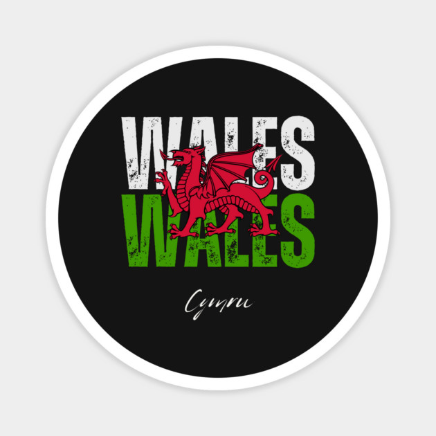 Wales flag, Welsh flag Magnet by eka123