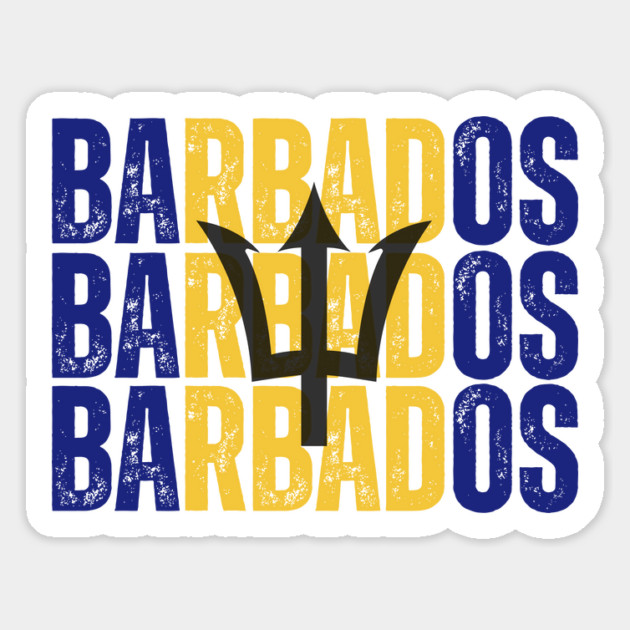 Barbados flag, barbadian flag Magnet by eka123